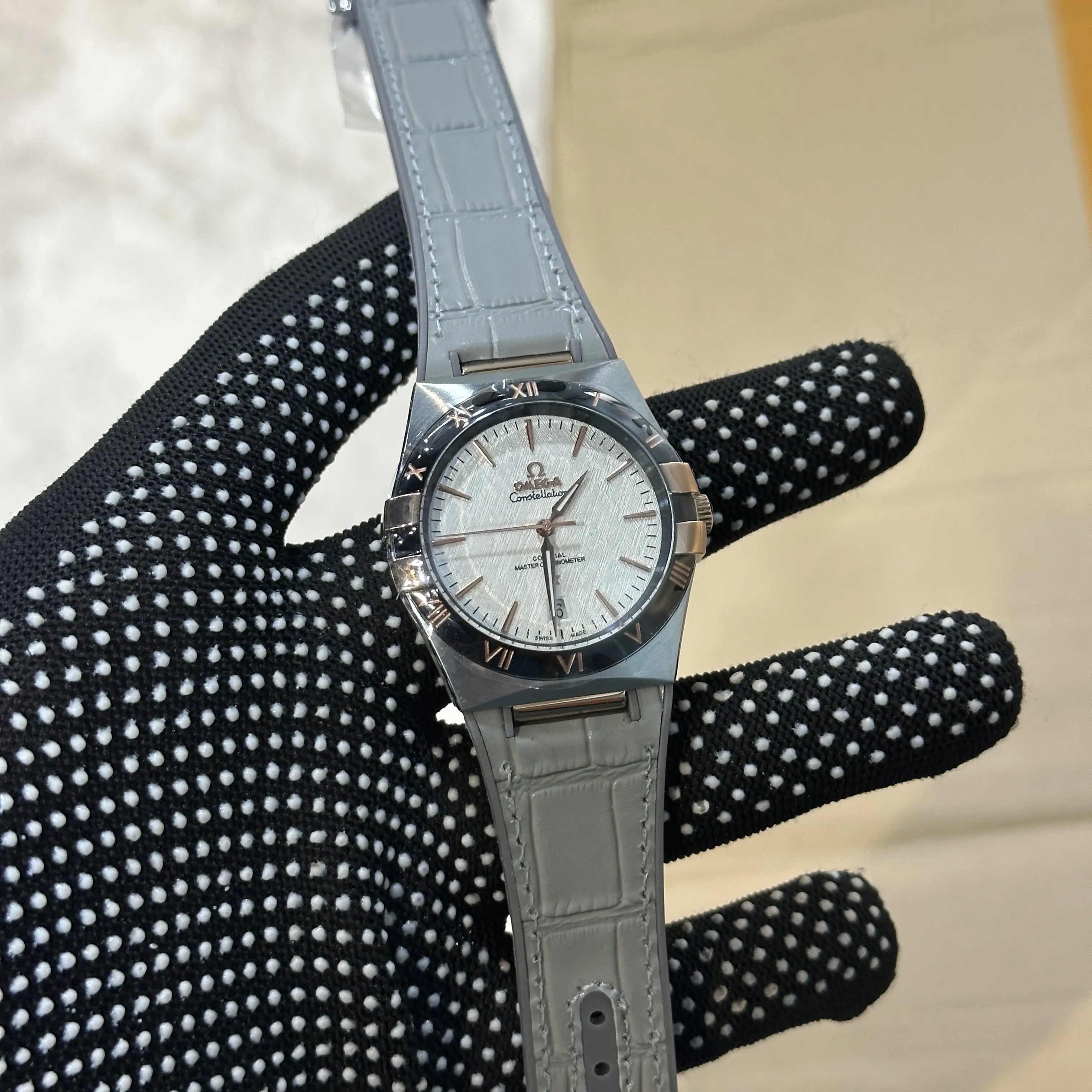 Om-ega Constellation Automatic Watch