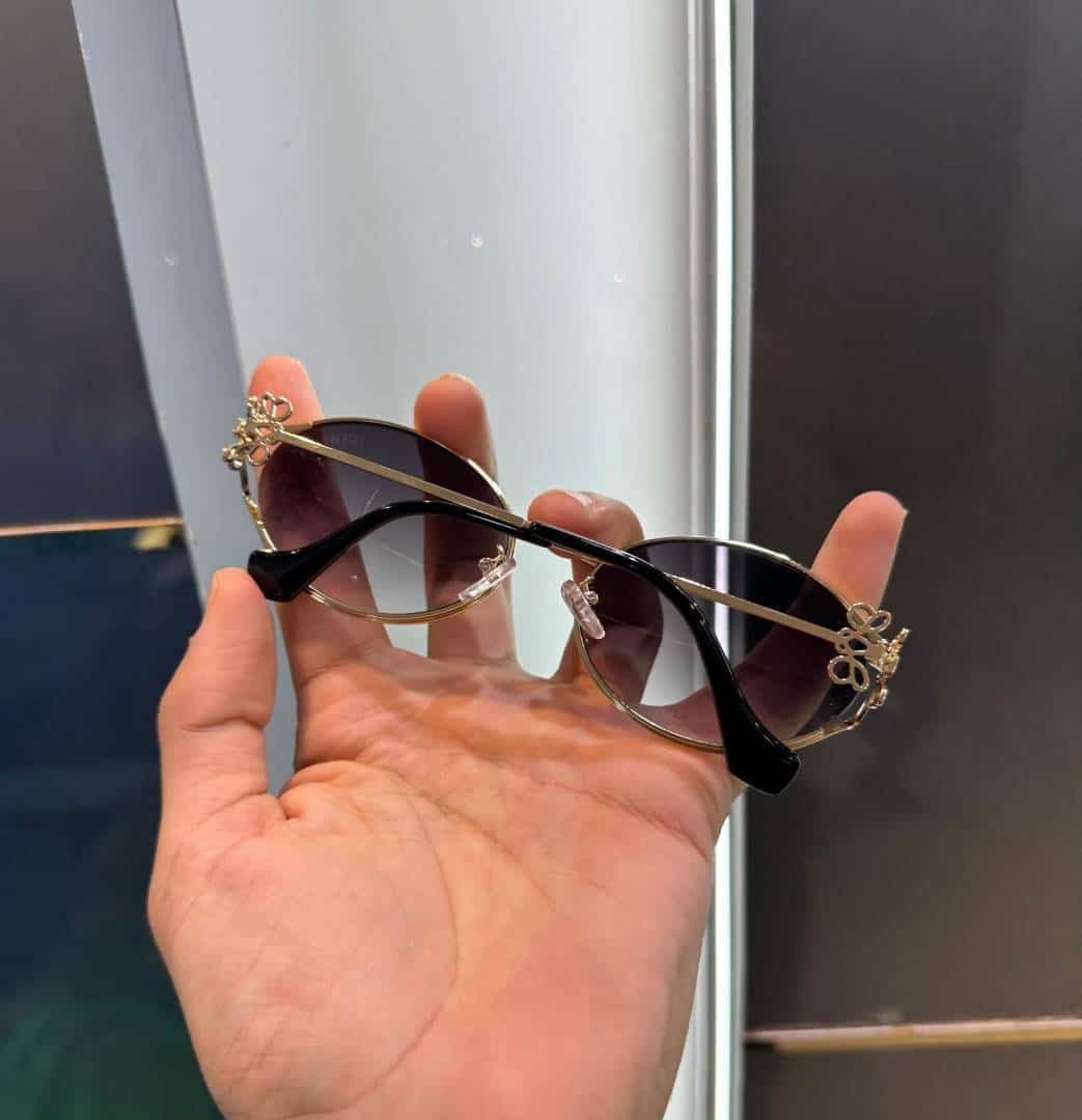 Loewe Designer Gold Black Premium Shades 5897