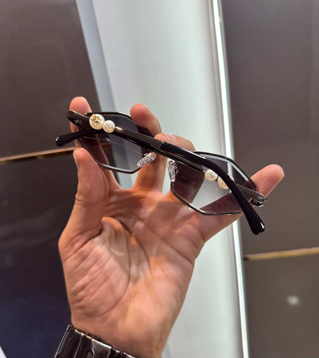 Chanel All Black Pearls Design Premium Shade 1430