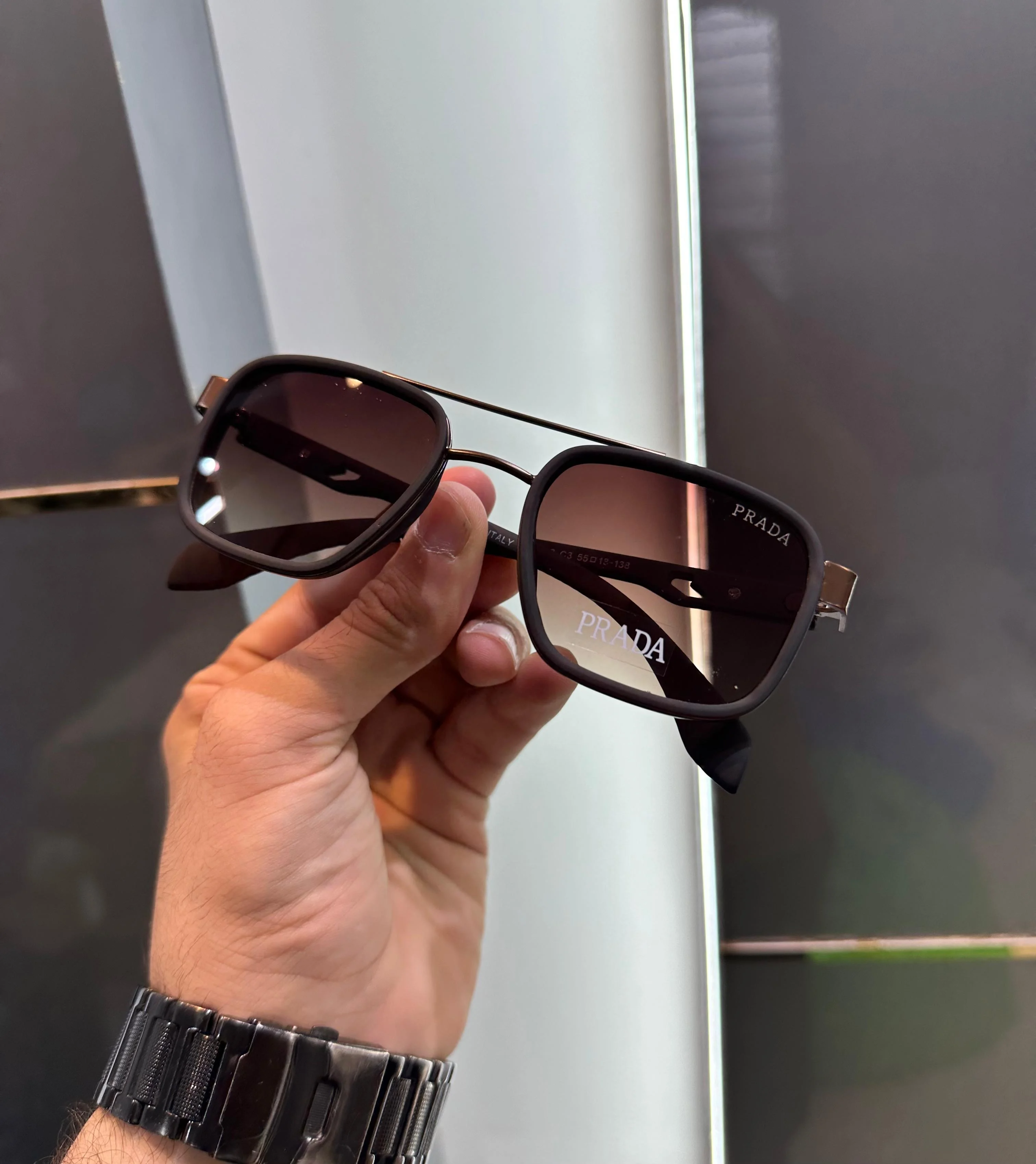 Prada All Brown Premium Shades 3350