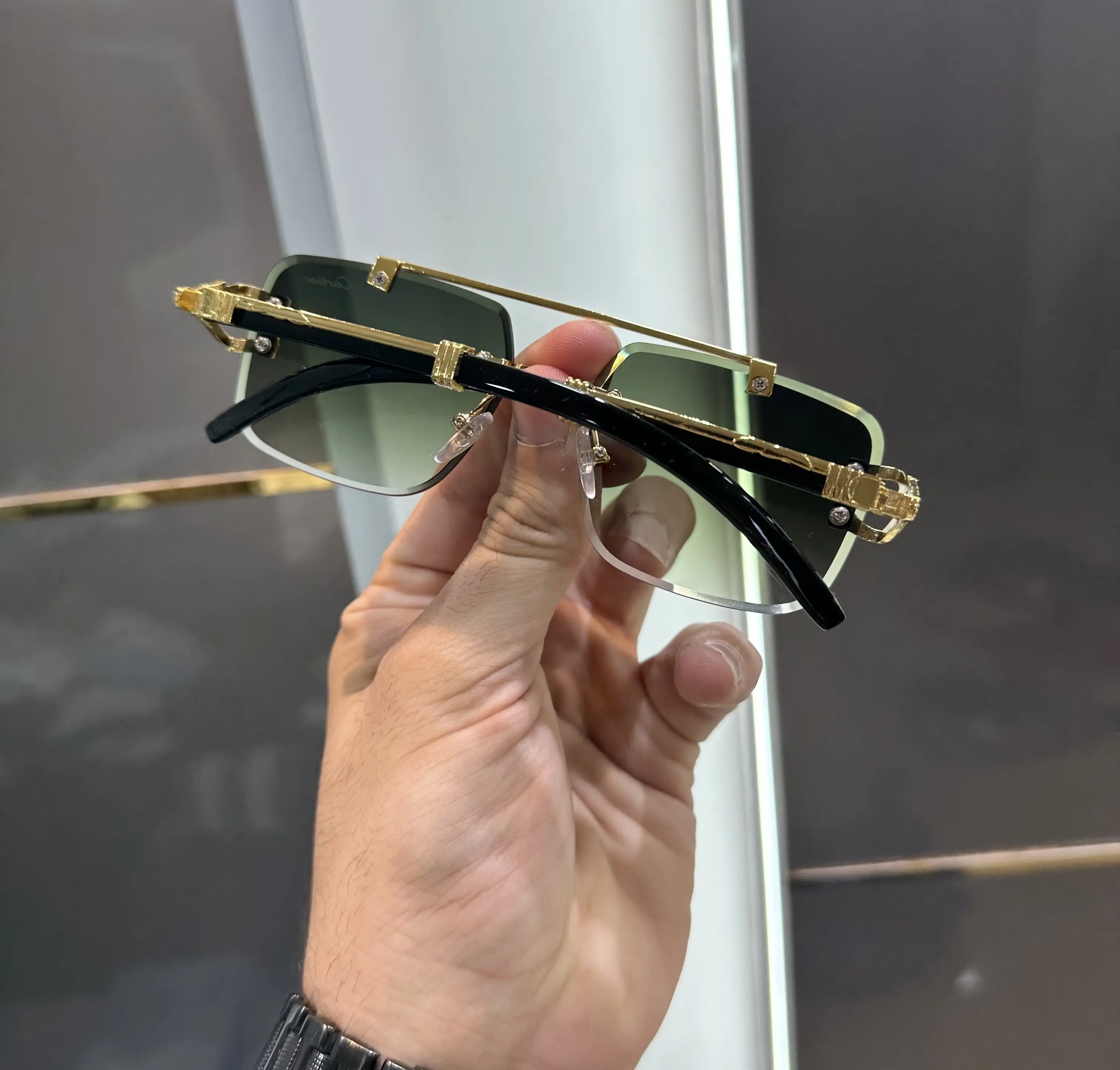 Cartier Green Jaguar Premium Shades 2650