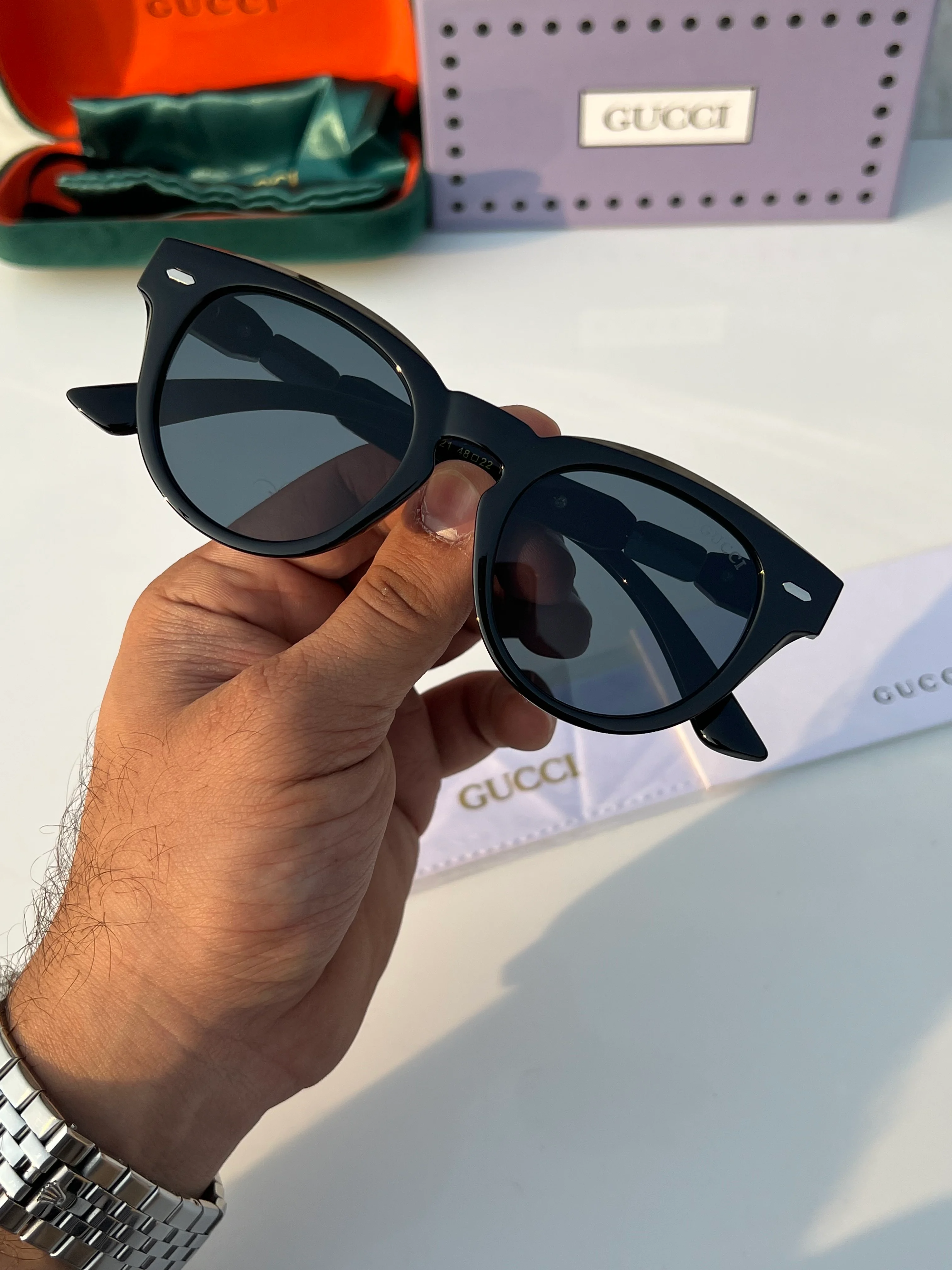 GuCcI 2921 black silver