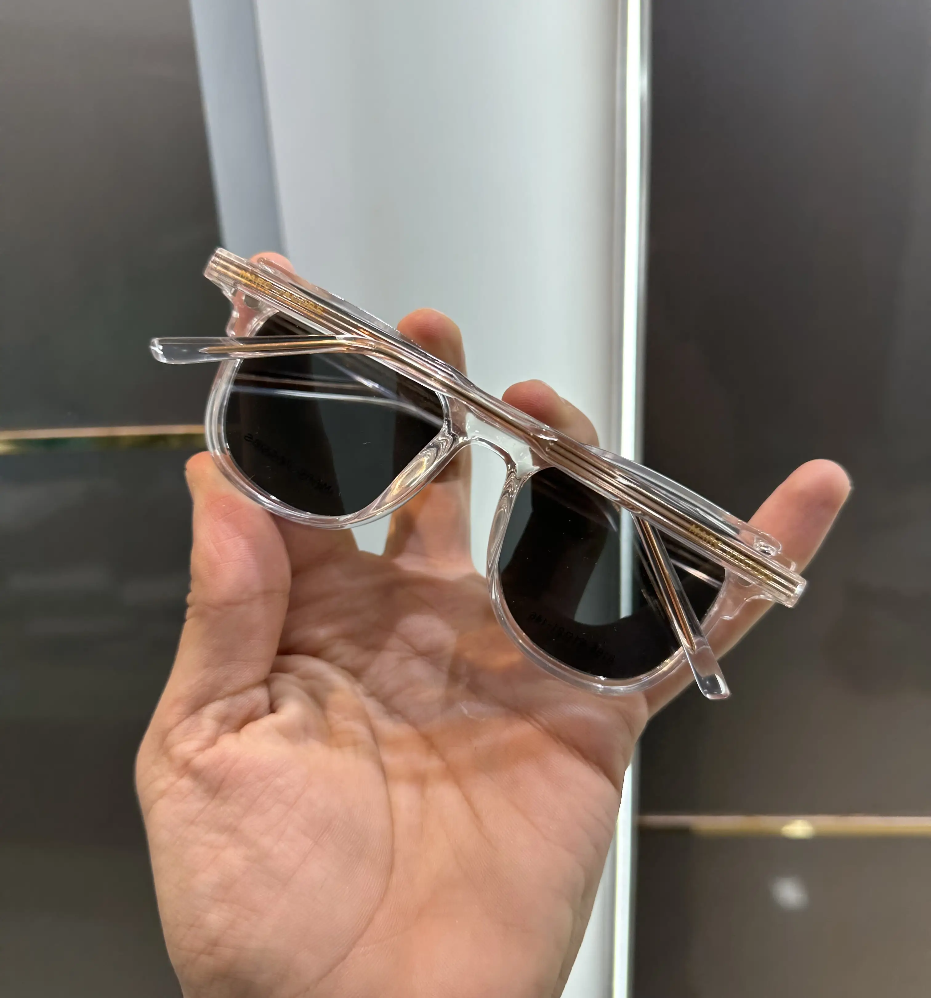 Marc Jacobs Ice Glasses With Shade Attachment 8195