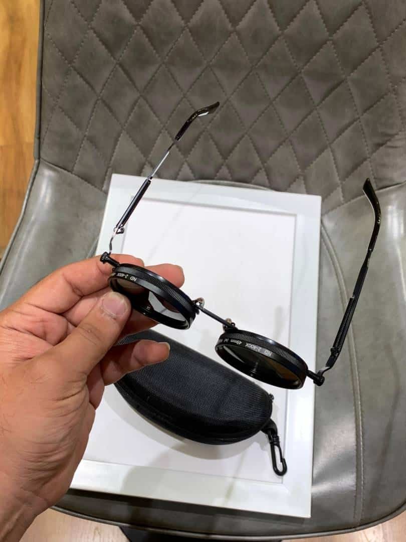 Imported changeable sunglass black