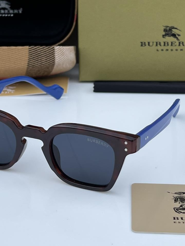 Burberry Brown Blue  Luxury Shade With Original Packing