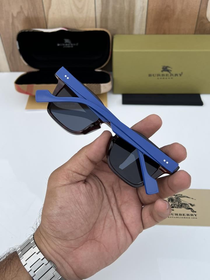 Burberry Brown Blue  Luxury Shade With Original Packing