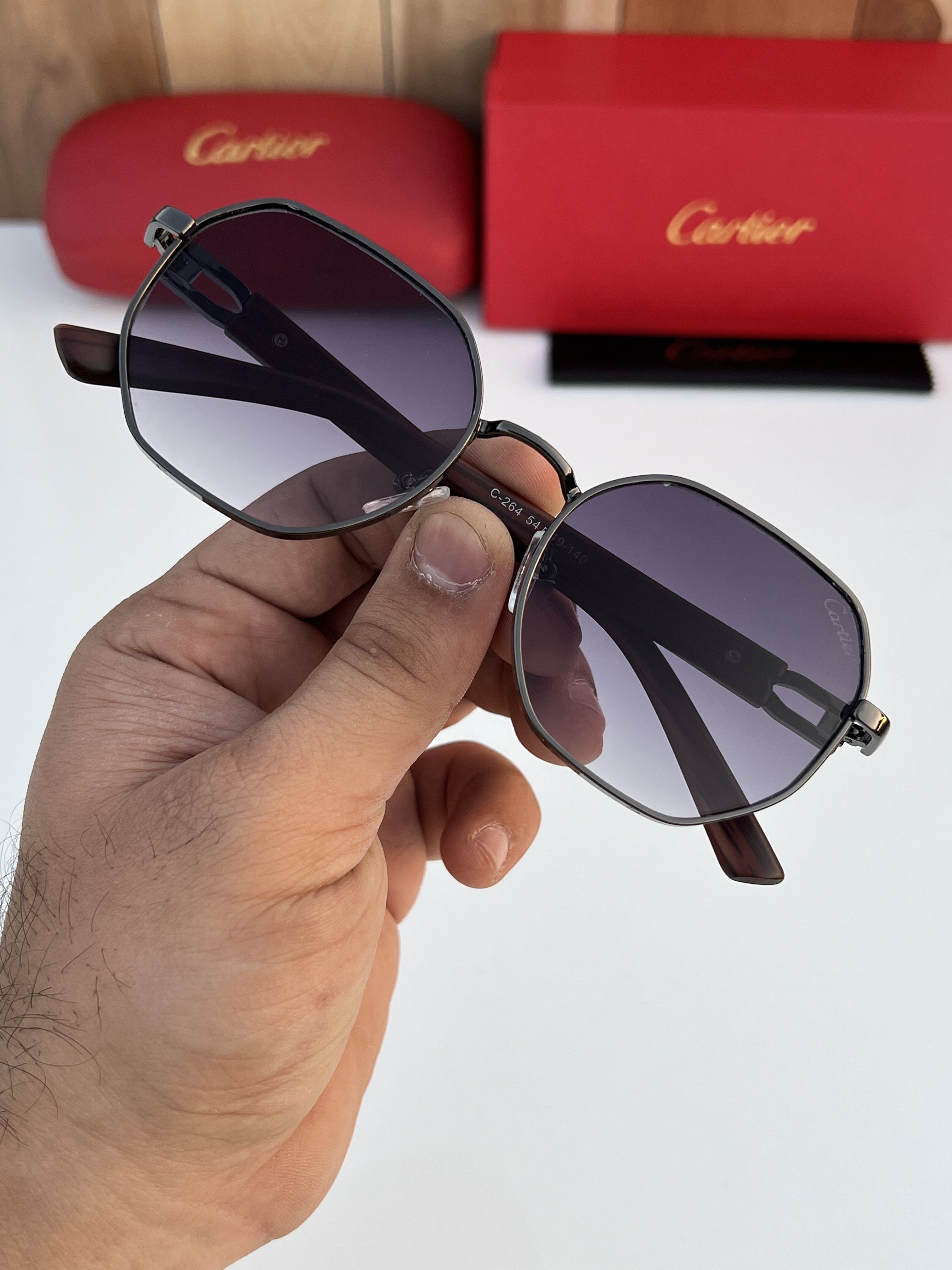 Cartier Black Luxury Shade With Original Packing