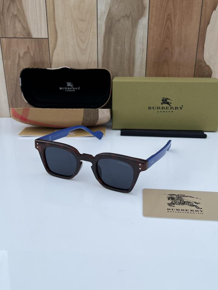 Burberry Brown Blue  Luxury Shade With Original Packing
